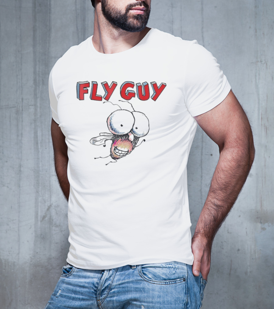 Fly Guy Kids Smile Face Meme T-Shirt