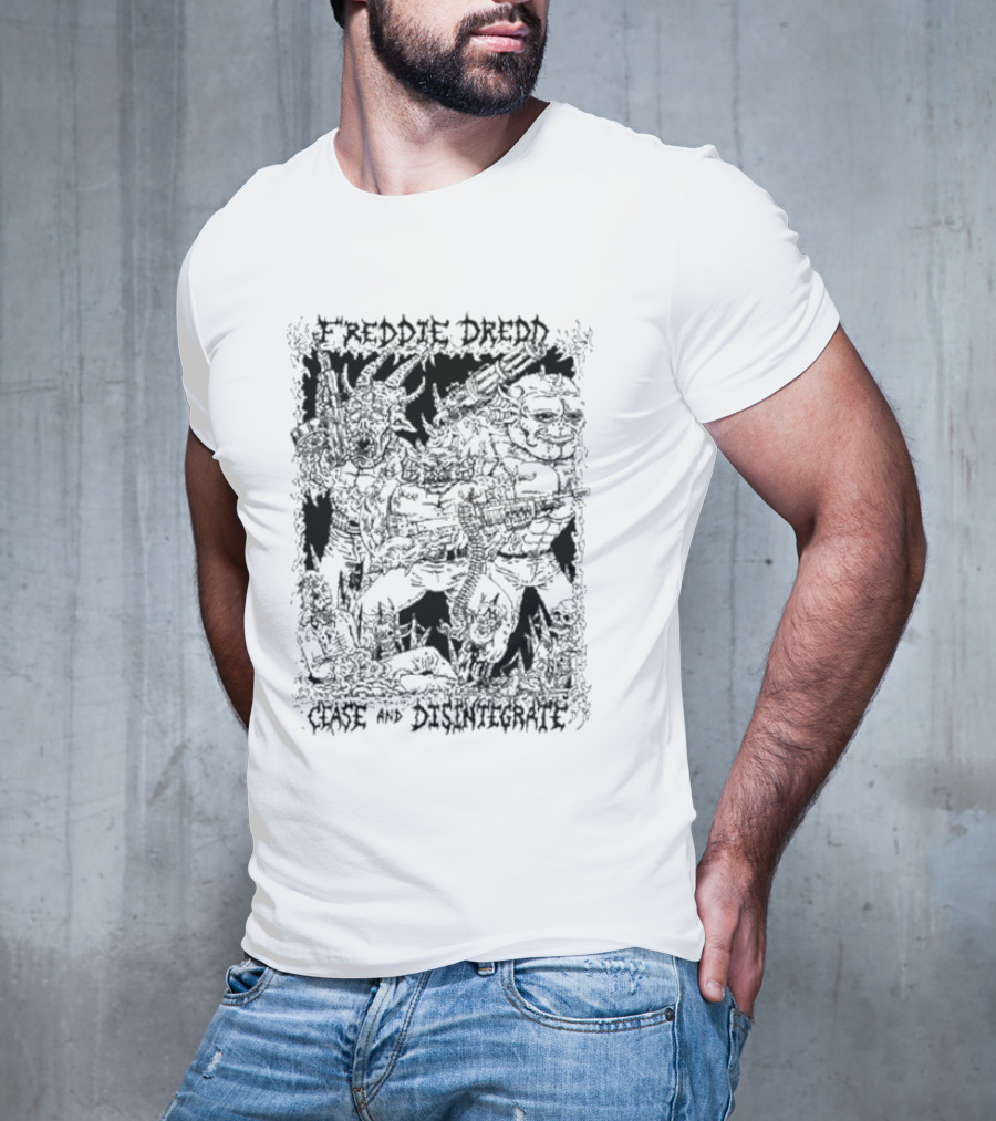 Freddie Dredd Cease & Disintegrate T-Shirt