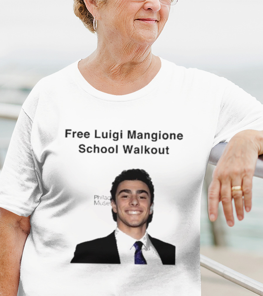 Free Luigi Mangione School Walkout T-Shirt
