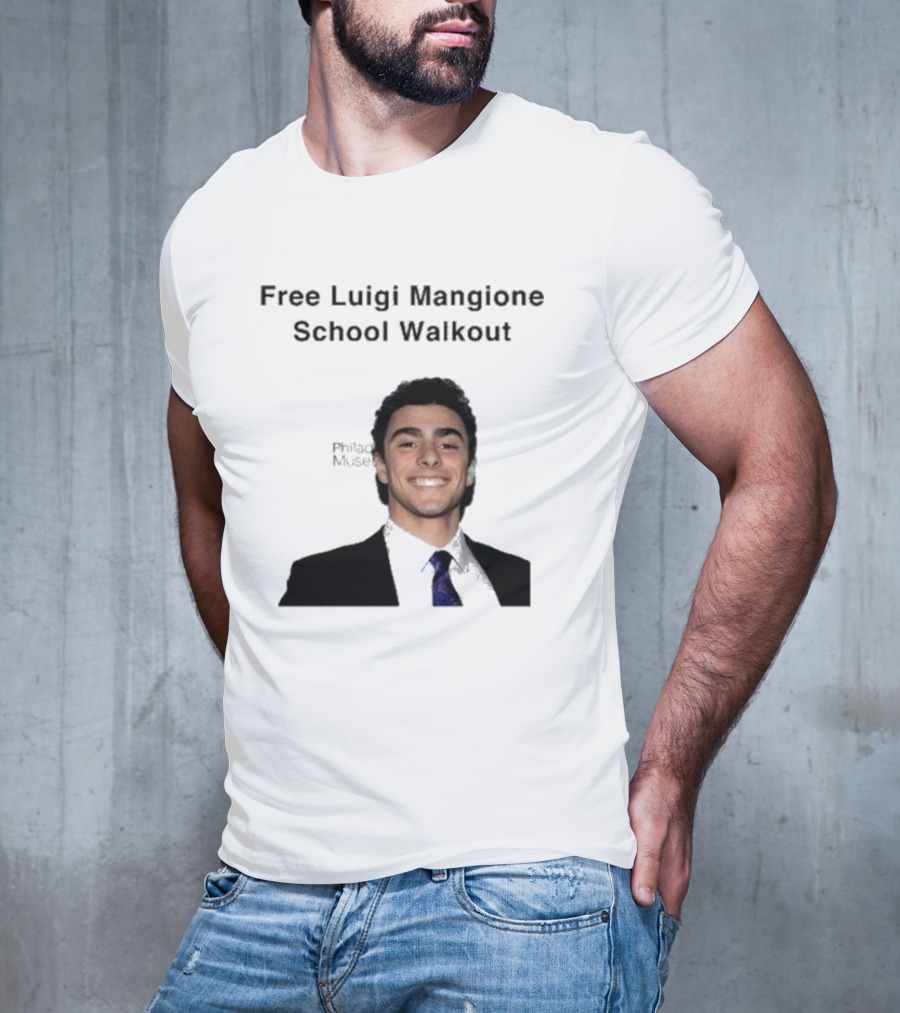Free Luigi Mangione School Walkout T-Shirt