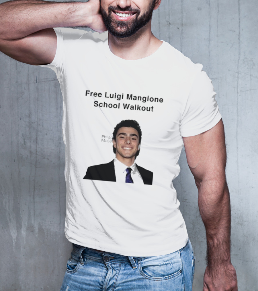 Free Luigi Mangione School Walkout T-Shirt