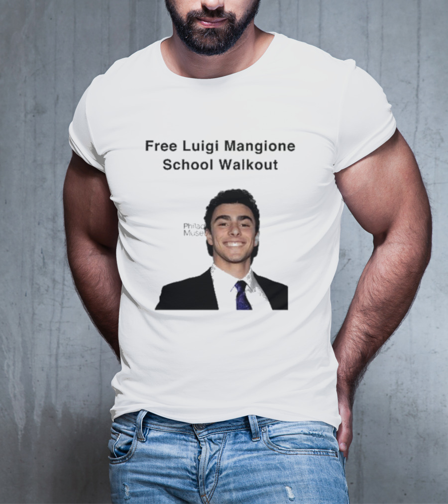 Free Luigi Mangione School Walkout T-Shirt
