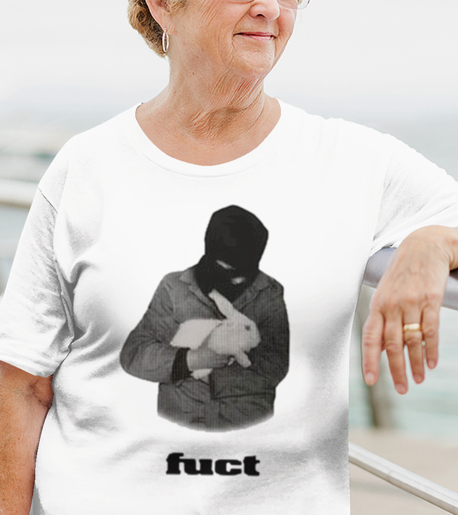 Fuct Robber Holding Rabbit Kill People Not Animals T-Shirt