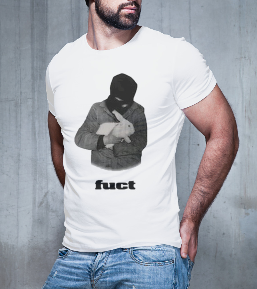 Fuct Robber Holding Rabbit Kill People Not Animals T-Shirt