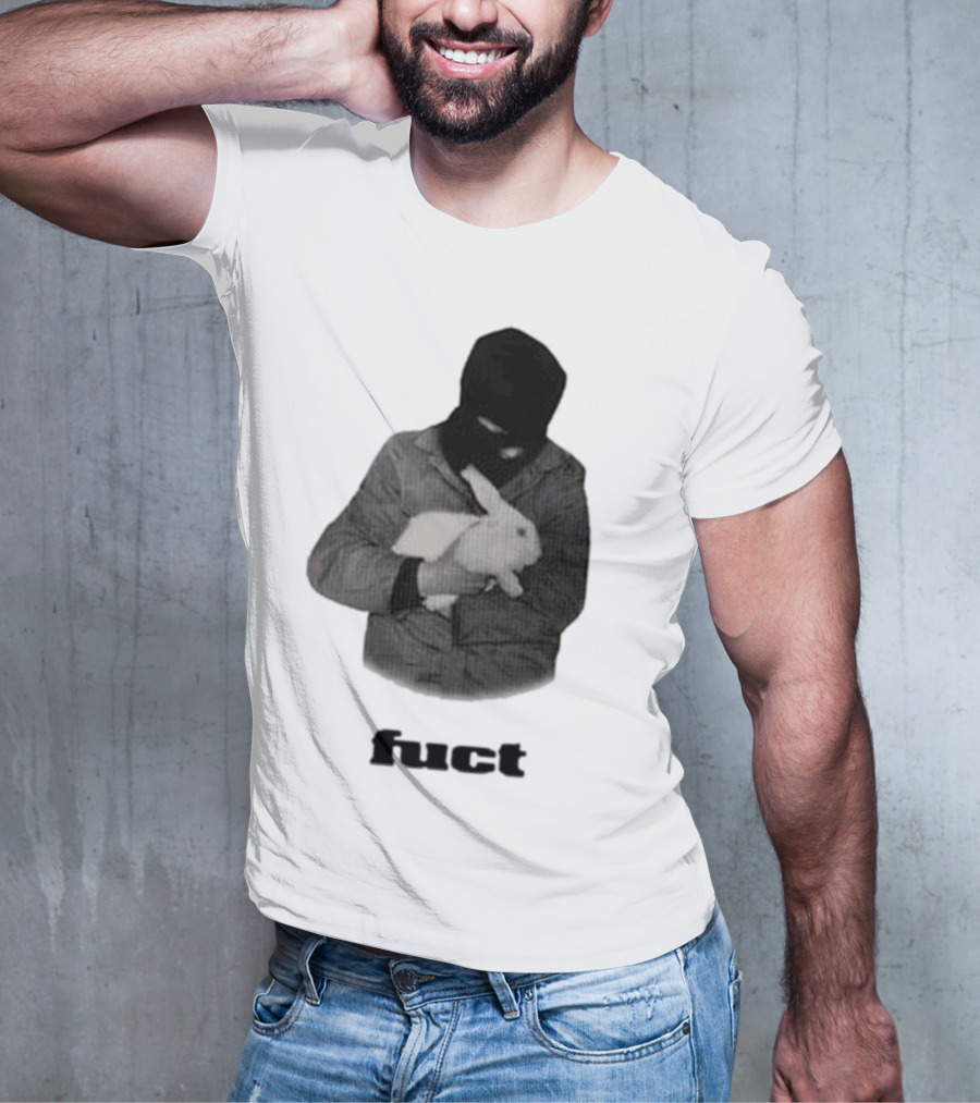 Fuct Robber Holding Rabbit Kill People Not Animals T-Shirt