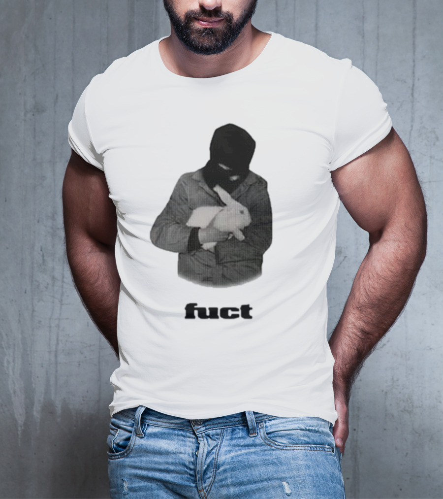 Fuct Robber Holding Rabbit Kill People Not Animals T-Shirt