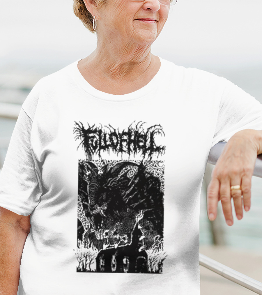 Full Of Hell Goat Church Abomination With Dark Symbolism T-Shirt