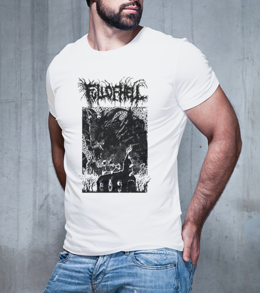 Full Of Hell Goat Church Abomination With Dark Symbolism T-Shirt