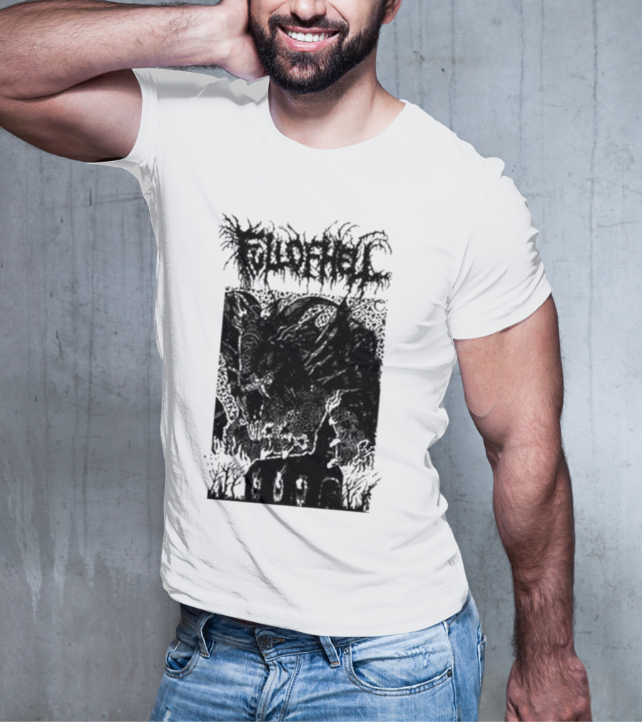 Full Of Hell Goat Church Abomination With Dark Symbolism T-Shirt