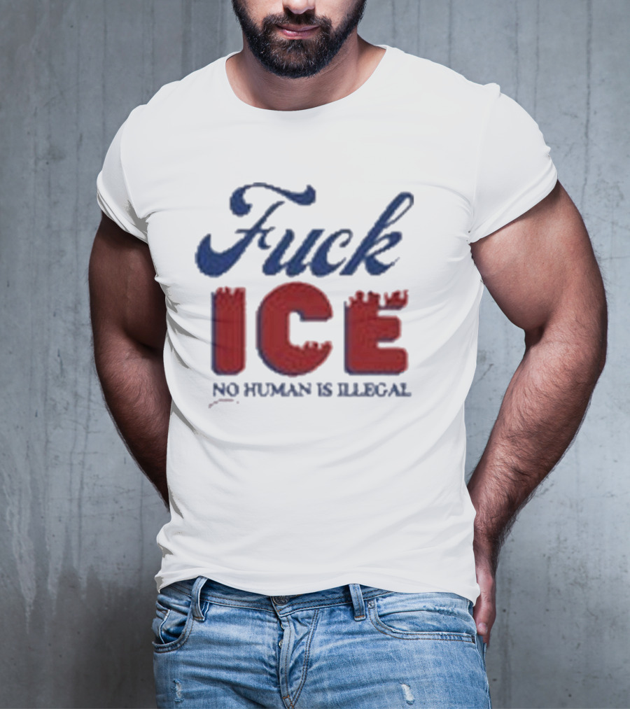 Funny Mexico Fuck ICE No Humans Is Illegal T-Shirt