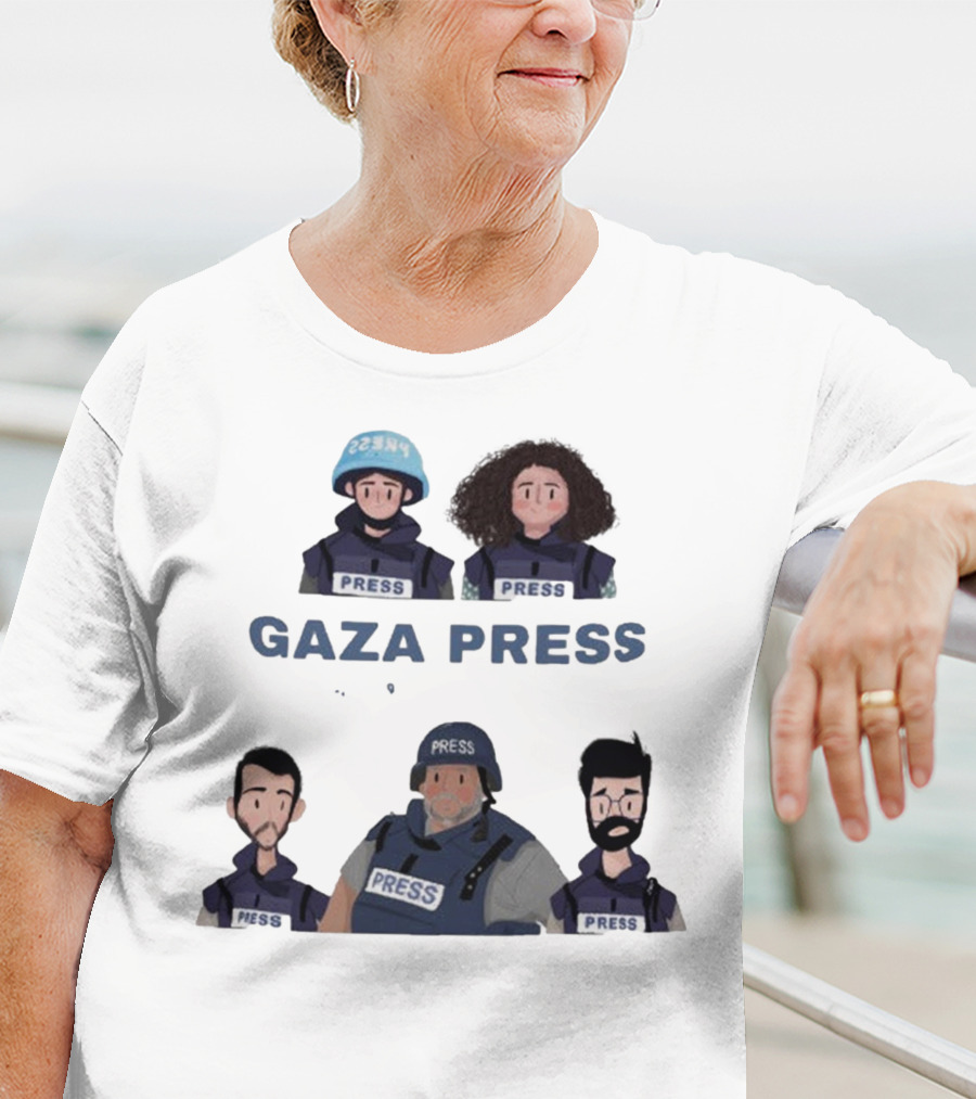 Gaza Press Heroes Cartoon Characters PRESS T-Shirt