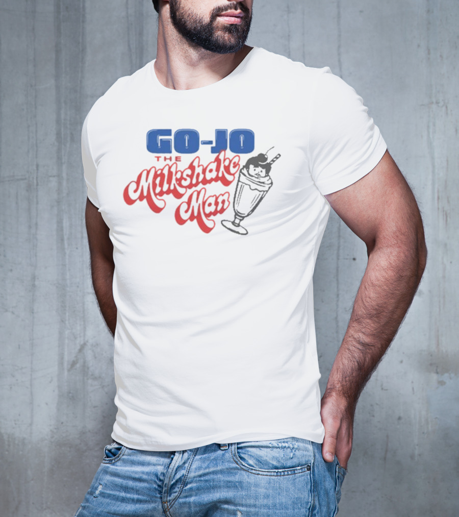Go Jo The Milkshake Man Retro Style Beverage Lover T-Shirt